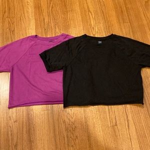 Short sleeved boxy cropped sweatshirts 🖤💕🖤